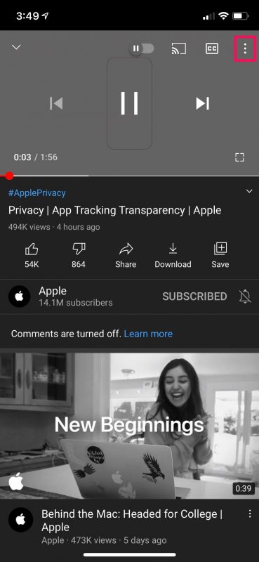 Come utilizzare le nuove impostazioni di qualità video di YouTube su iPhone e iPad