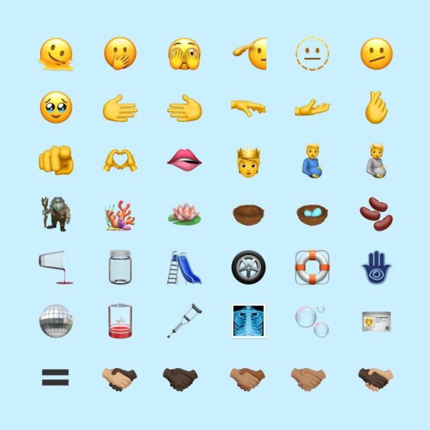 Nuovi emoji in iOS 15.4