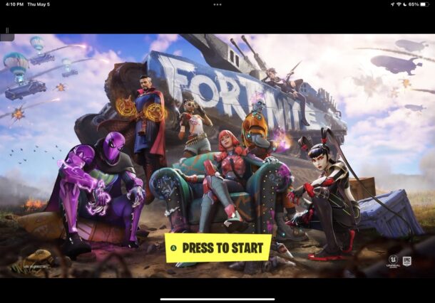 Giocare a Fortnite con Xbox Cloud Gaming su iPhone e iPad