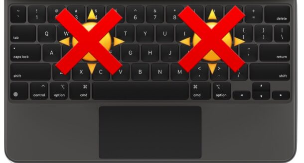 Disattiva la retroilluminazione su iPad Magic Keyboard