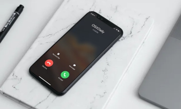Fai in modo che le chiamate in arrivo su iPhone occupino lo schermo intero