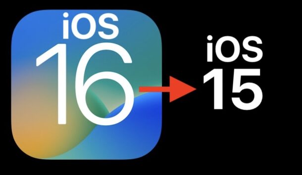 Come eseguire il downgrade da iOS 16 a iOS 15