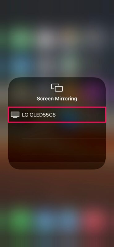 Come eseguire il mirroring del tuo iPhone su LG OLED TV