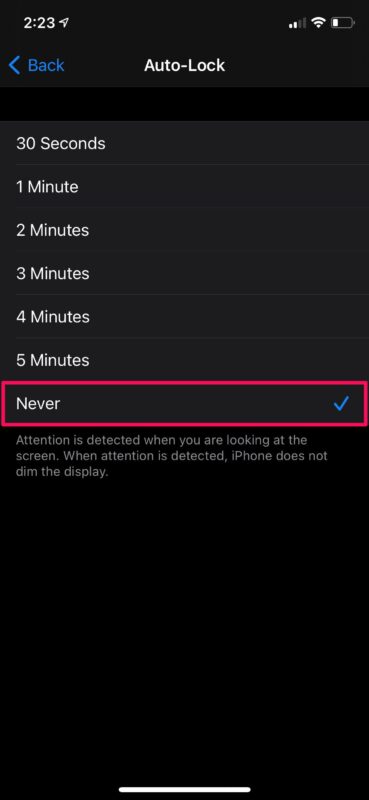 Come impedire il blocco automatico dello schermo dell'iPhone