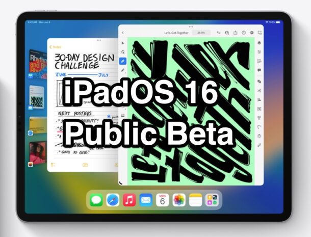 Beta pubblica di iPadOS 16 