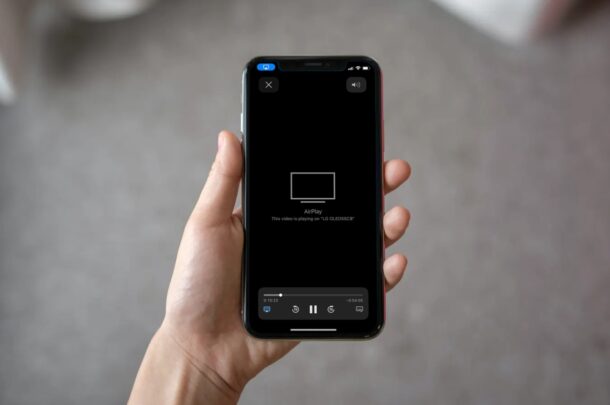 Come riprodurre video in AirPlay da iPhone a LG OLED TV