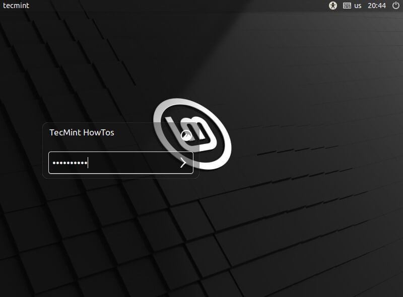 Accesso alla menta Linux