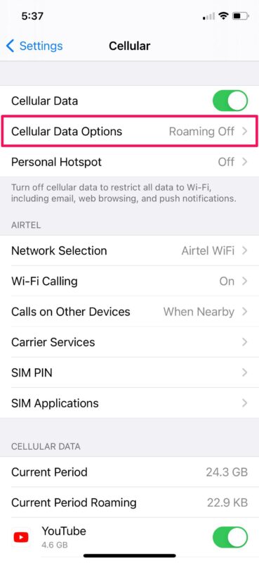 Come aggiornare il tuo iPhone su rete cellulare