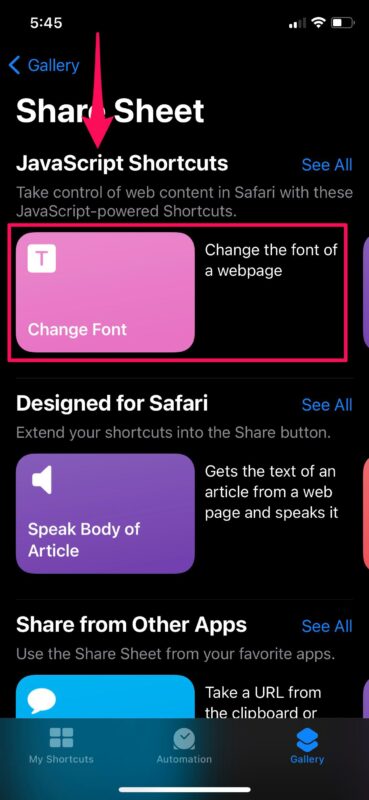 Come modificare il carattere di una pagina Web in Safari
