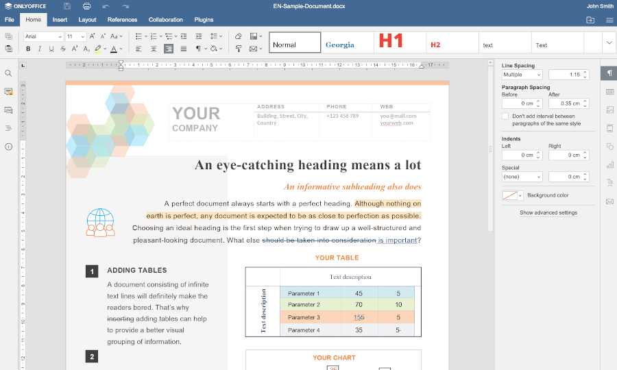 ONLYOFFICE Documenti per WordPress