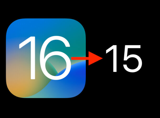 Esegui il downgrade da iOS 16 a iOS 15