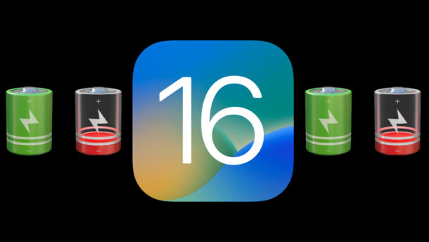 Durata della batteria di iOS 16