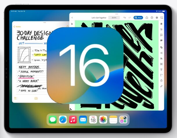 iPadOS 16.1