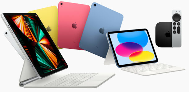 Nuovi modelli di iPad e nuova Apple TV