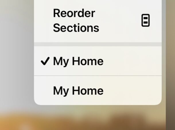 L'app Hy Home in Home può essere rinominata per evitare confusione tra più case
