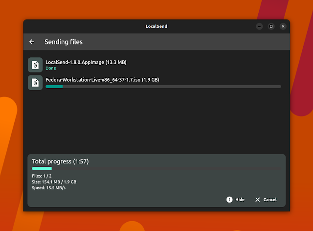 trasferimenti di file localsend trasferimenti di file localsend