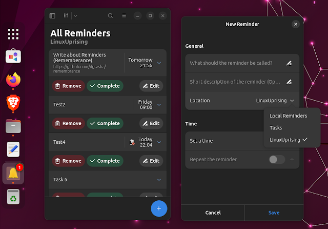 Promemoria Interfaccia utente reattiva di Rememberance Promemoria Interfaccia utente reattiva di Rememberance