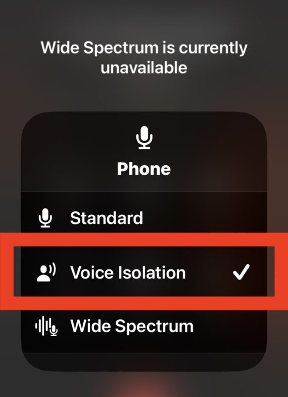 Come abilitare l'isolamento vocale sulle telefonate con iPhone