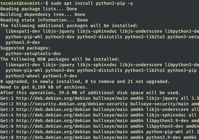 Installa PIP nei sistemi basati su Debian