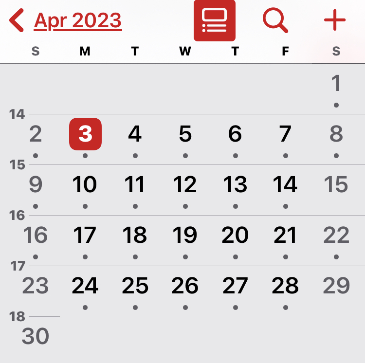 Modifica del calendario su cui viene visualizzato un evento per iPhone e iPad