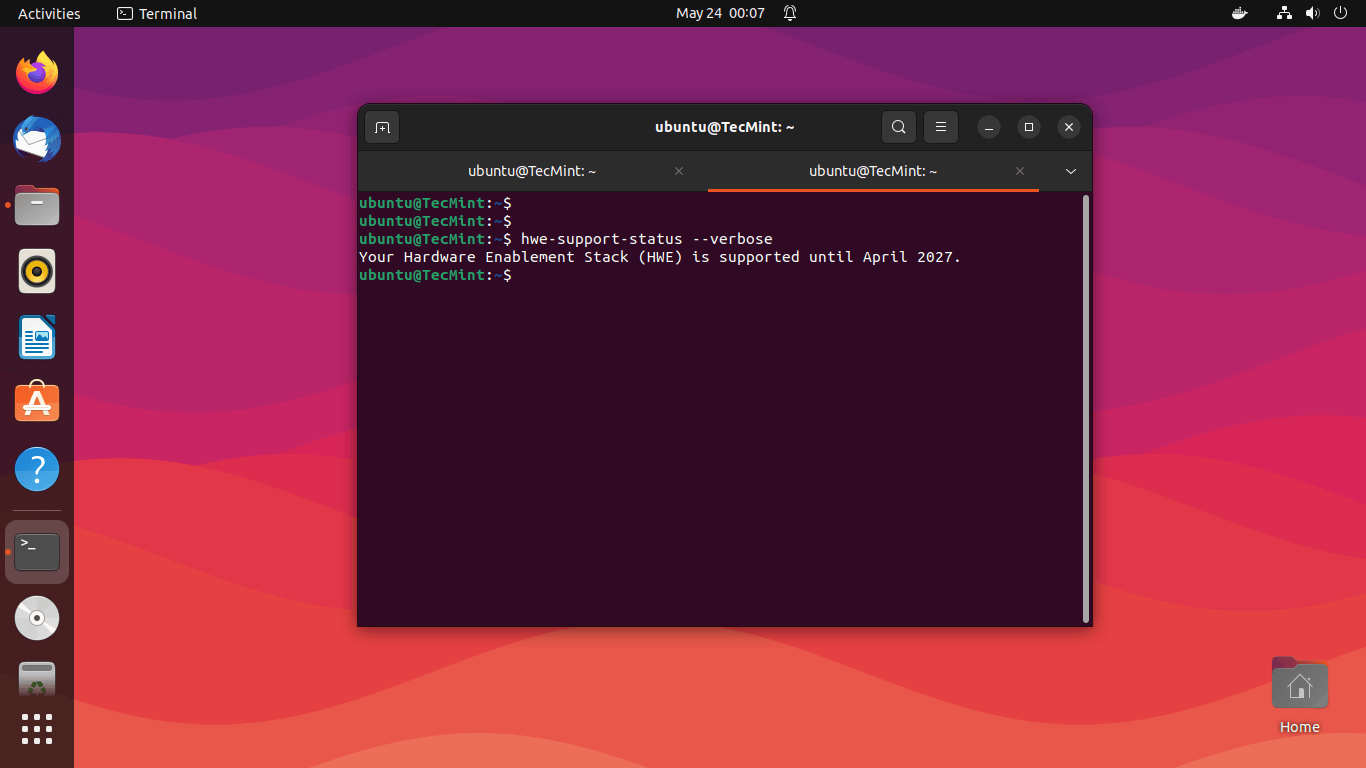 Controlla Ubuntu EOL