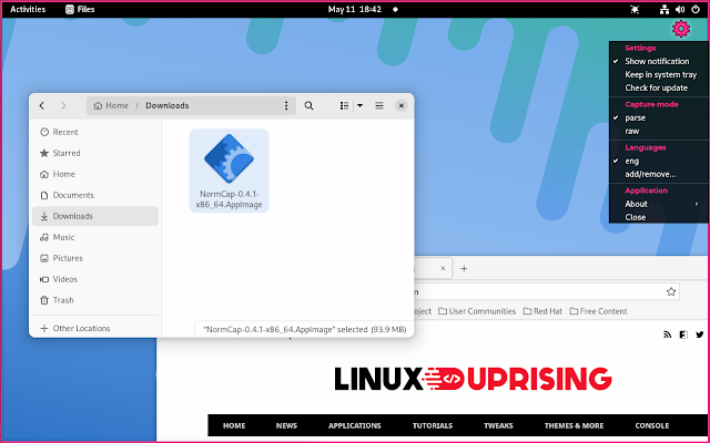 Schermata OCR di Normcap Schermata OCR di Normcap