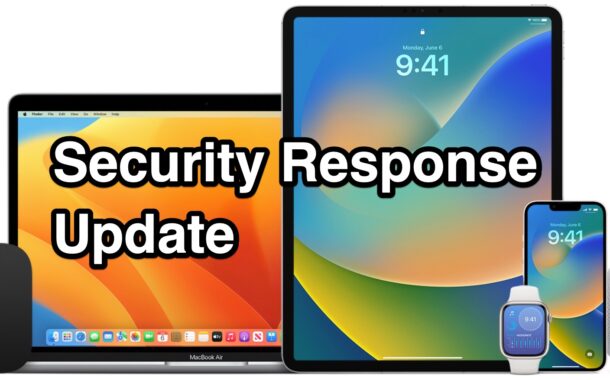 Aggiornamenti della risposta di sicurezza per iOS, iPadOS, MacOS
