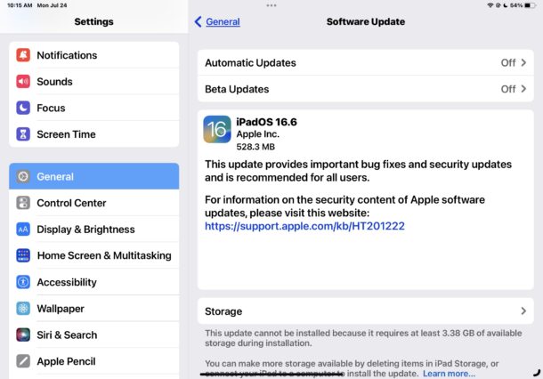 Aggiornamenti iOS 16.6 e iPadOS 16.6