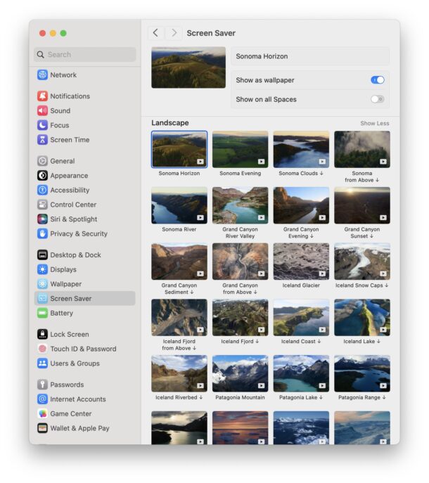 Nuovi sfondi e screen saver per MacOS Sonoma