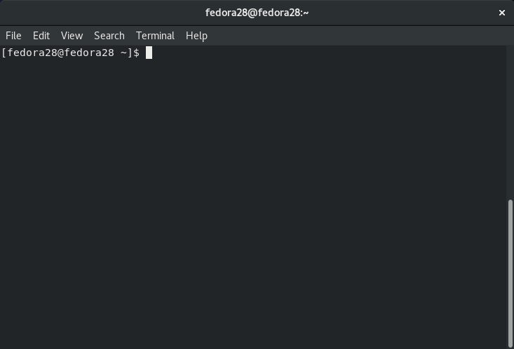 Esecuzione di Zsh in Fedora