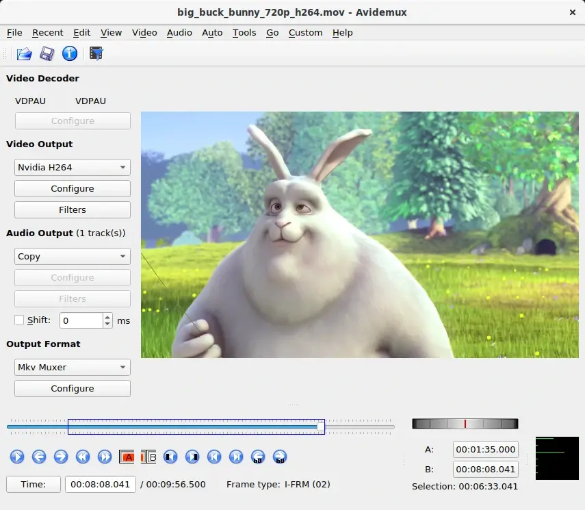 Avidemux: editor video gratuito