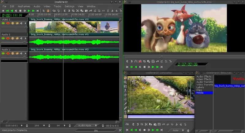 Cinelerra - Software di editing video gratuito