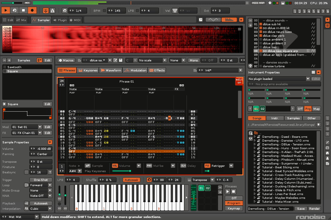 Renoise - Workstation audio digitale