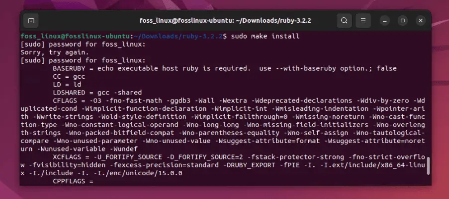 installazione di Ruby