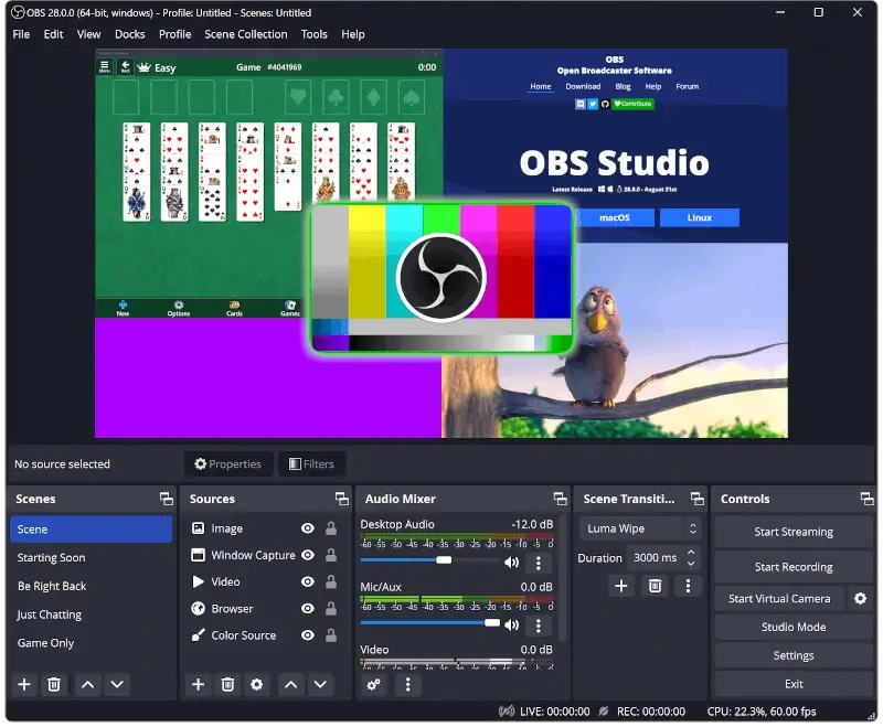 OBS - Software di registrazione video