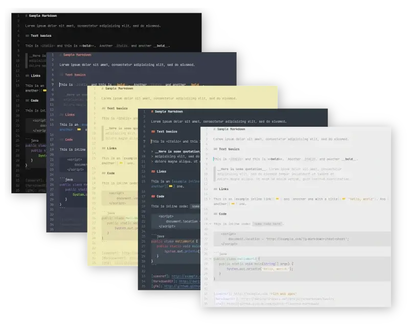 Plug-in Markdown per testo sublime