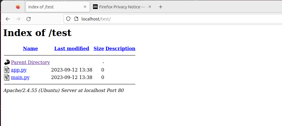 Disabilita l'elenco delle directory Apache