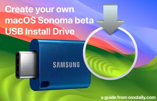 Come creare un'unità di installazione di avvio USB beta di macOS Sonoma