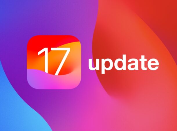 Aggiornamento iOS 17.1 e aggiornamento iPadOS 17.1