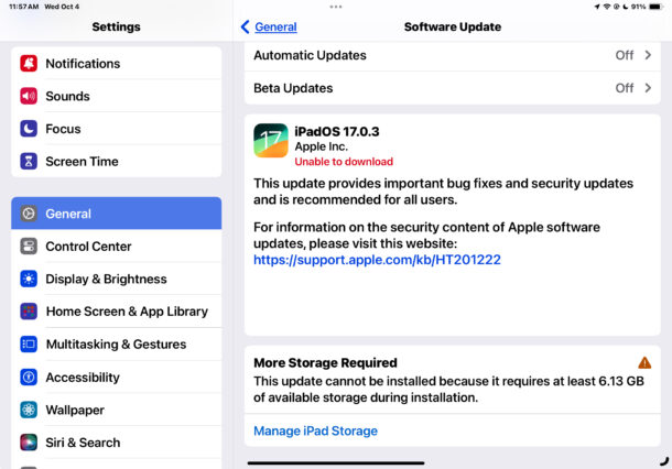 Sono disponibili gli aggiornamenti per iOS 17.0.3 e iPadOS 17.0.3