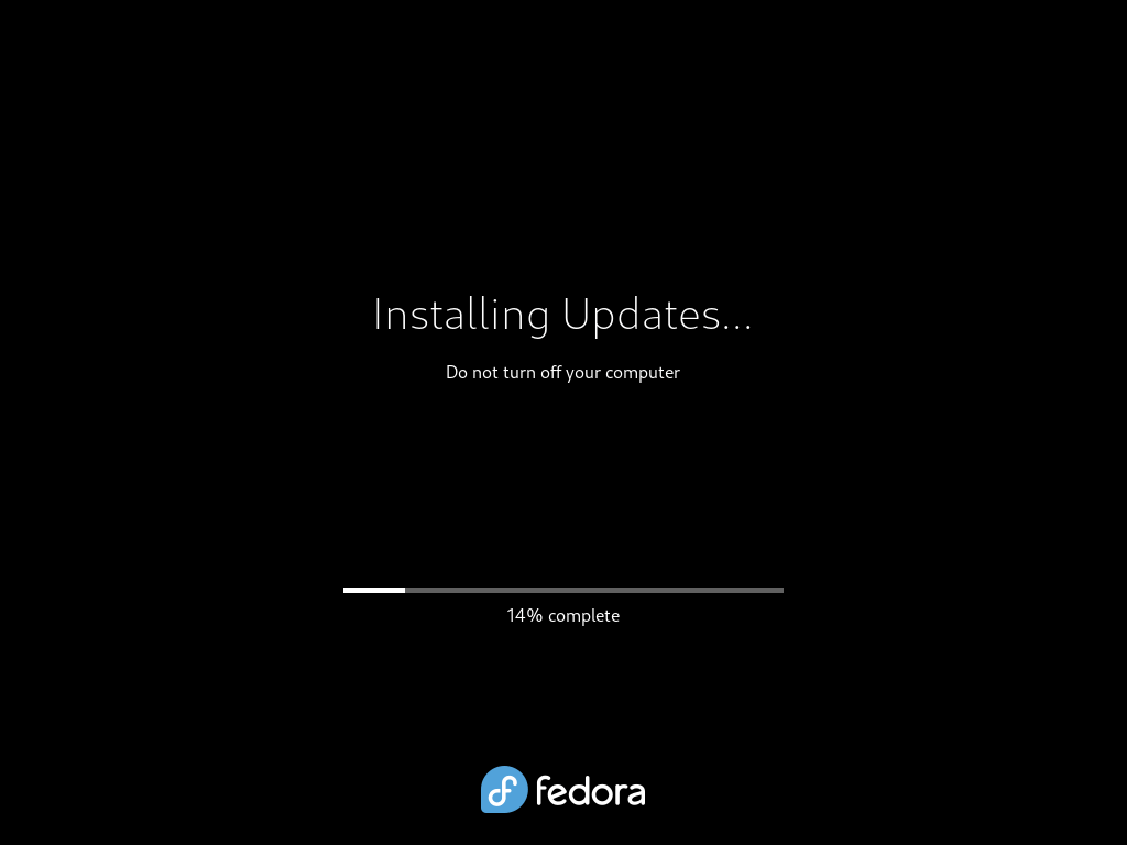 Installazione degli aggiornamenti Fedora