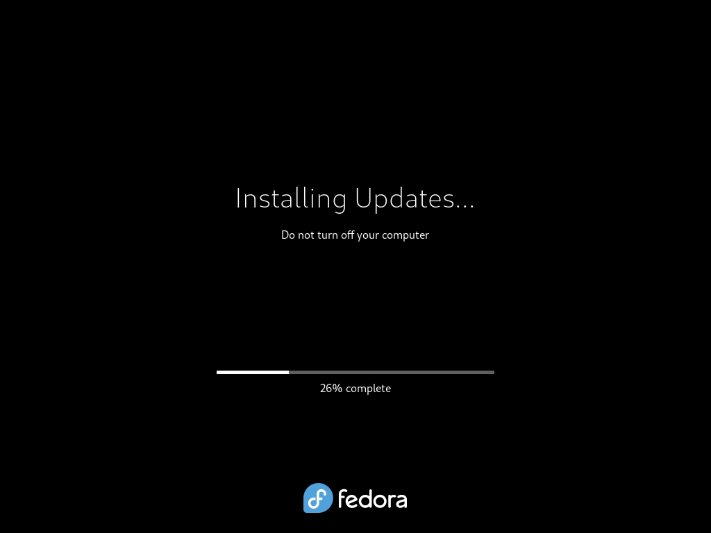 Installazione degli aggiornamenti Fedora