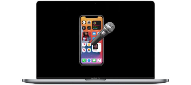 Usa iPhone come microfono su Mac