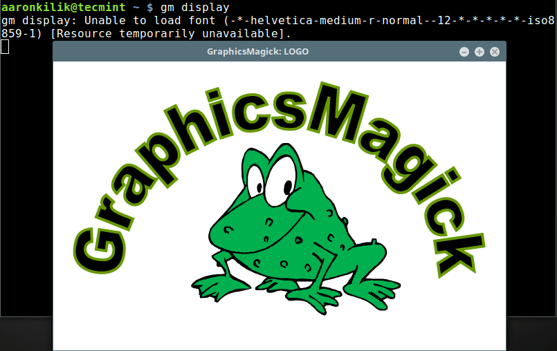 Verifica l'installazione di GraphicsMagick