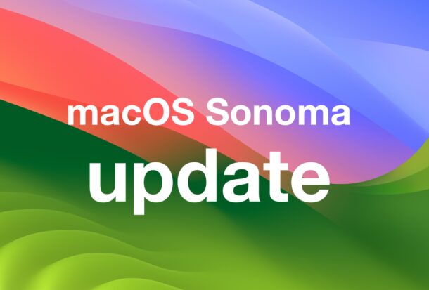 Aggiornamento di MacOS Sonoma 14.1.2