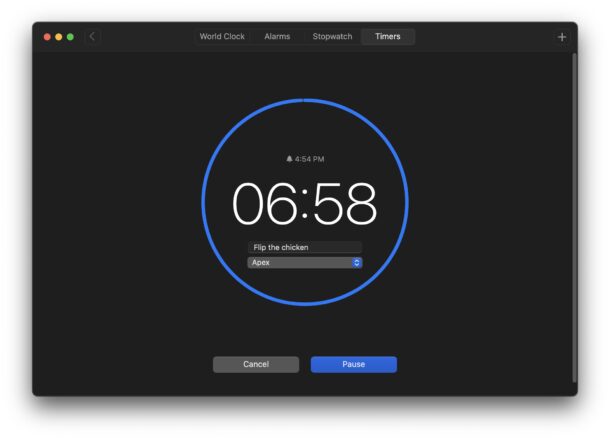 Come impostare un timer sul Mac
