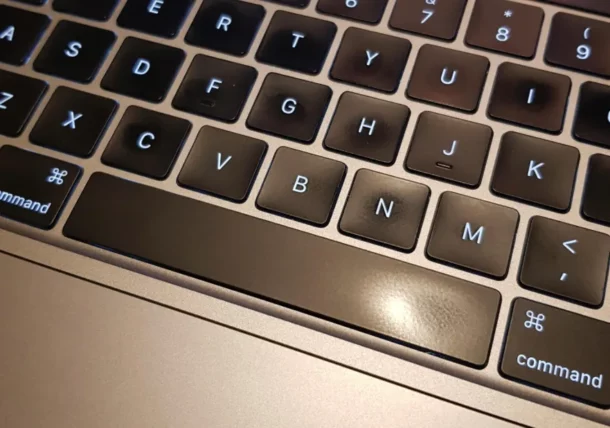 MG Siegler ha un MacBook con i tasti lucidi che si sviluppano sulla barra spaziatrice