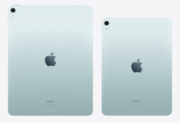 Modelli iPad Air da 11 e 13 pollici