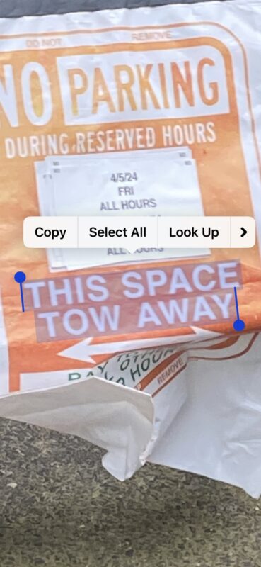 Seleziona il testo dalle foto su iPhone, iPad o Mac