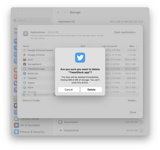 Disinstallare app aggiuntive nelle Impostazioni di sistema di MacOS è semplice